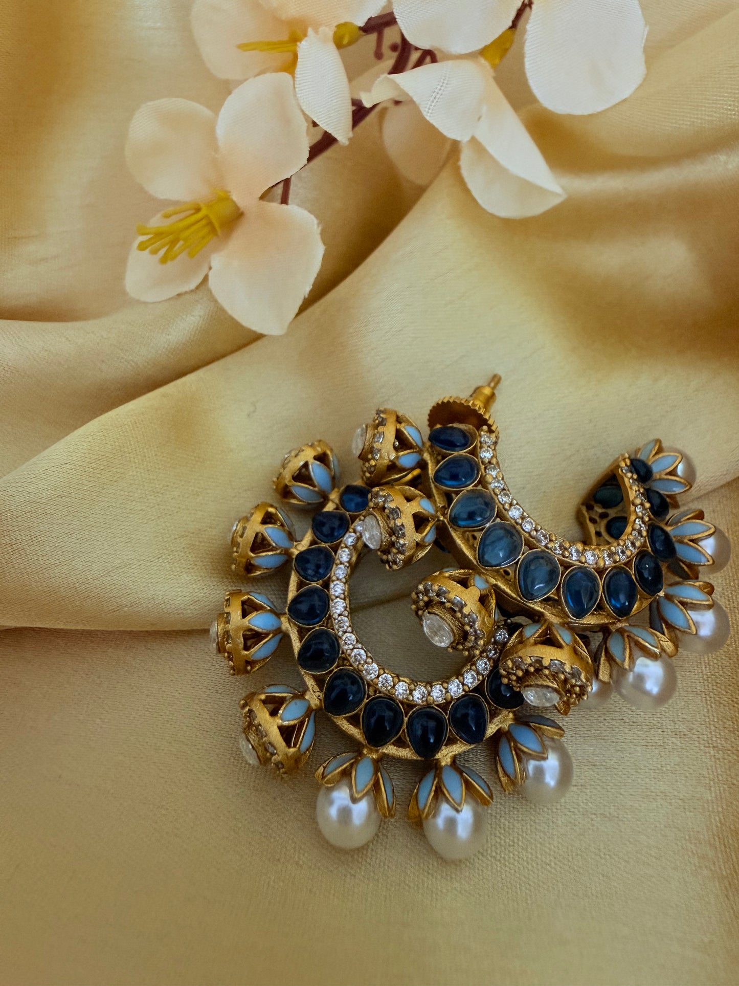 ✨Royal Navy Amrapali Earrings ✨