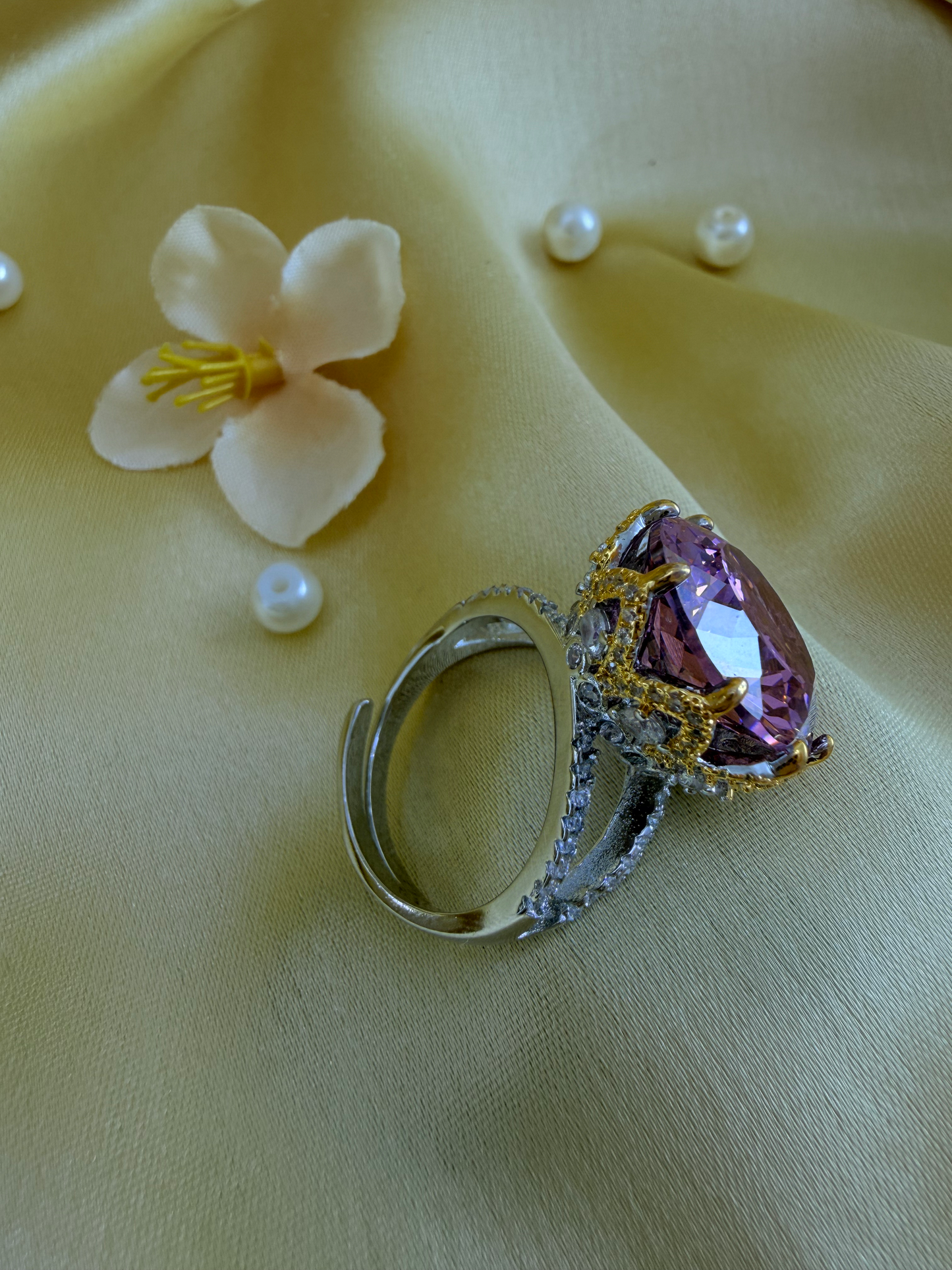 💍 Turkish Zultanite Premium Pink Statement Ring