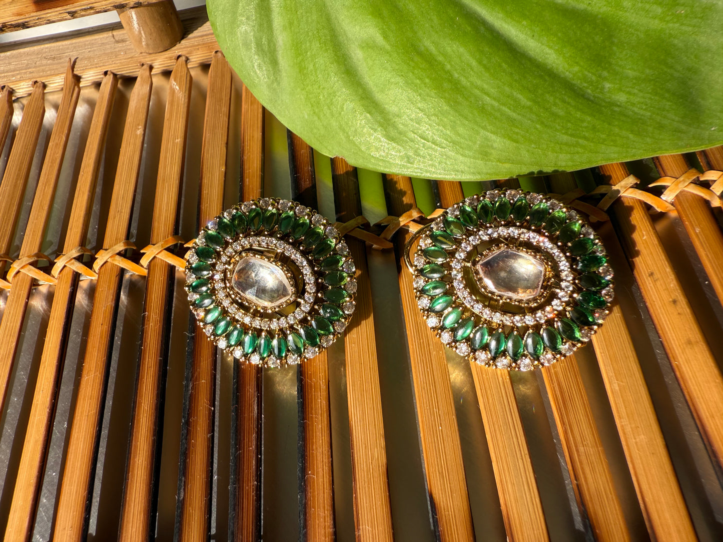 Big Kundan studs✨