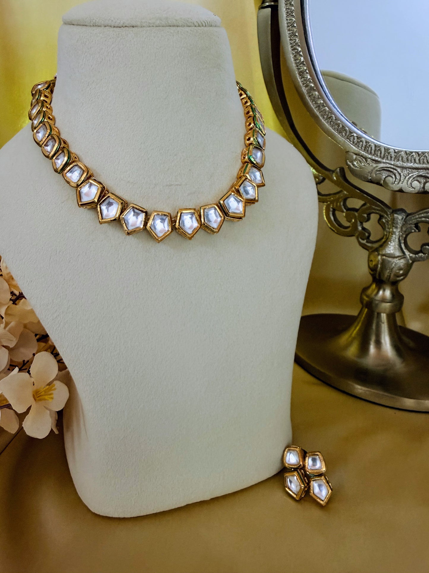 ✨Kundan single layer Necklace ✨