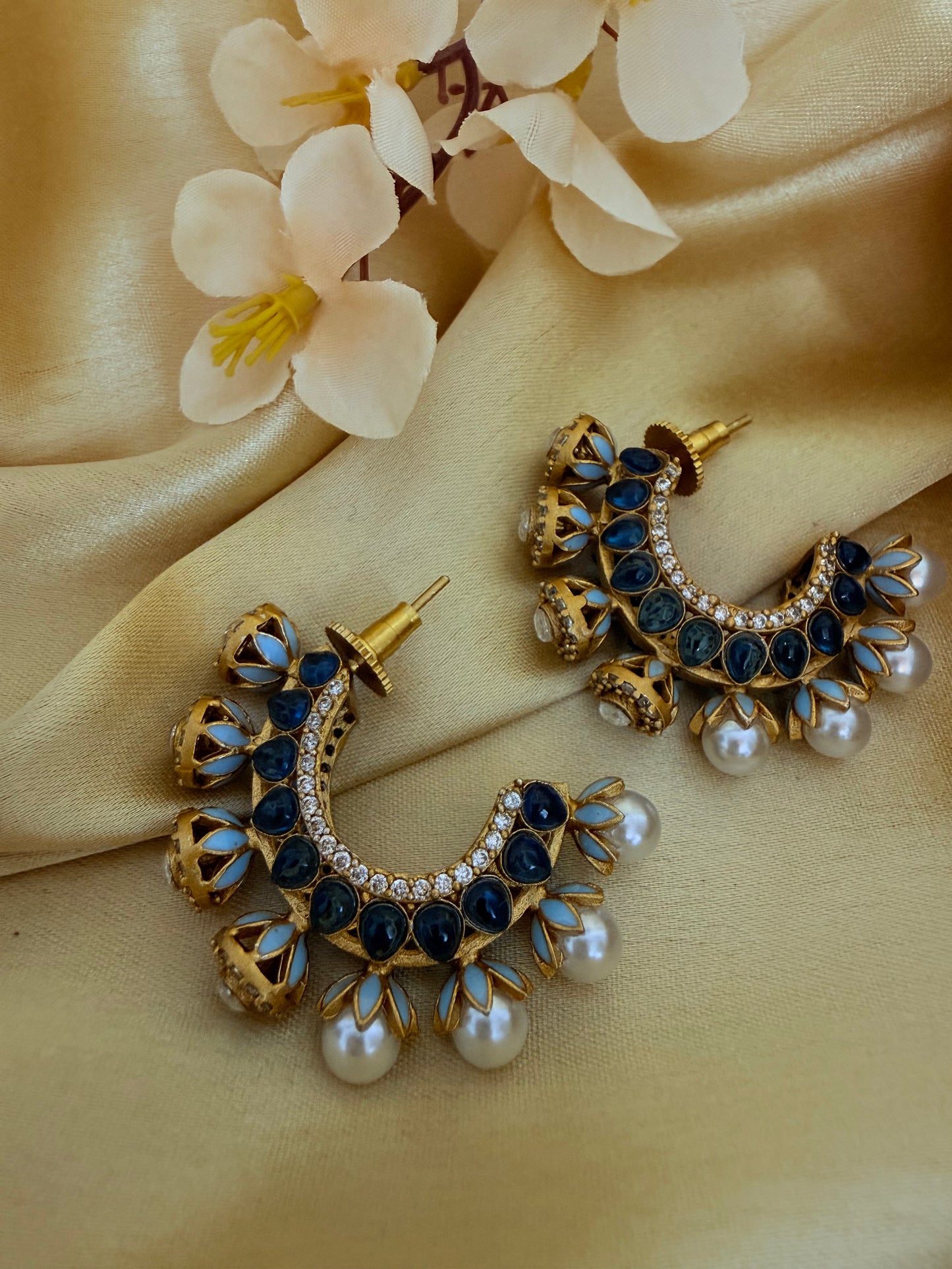 ✨Royal Navy Amrapali Earrings ✨
