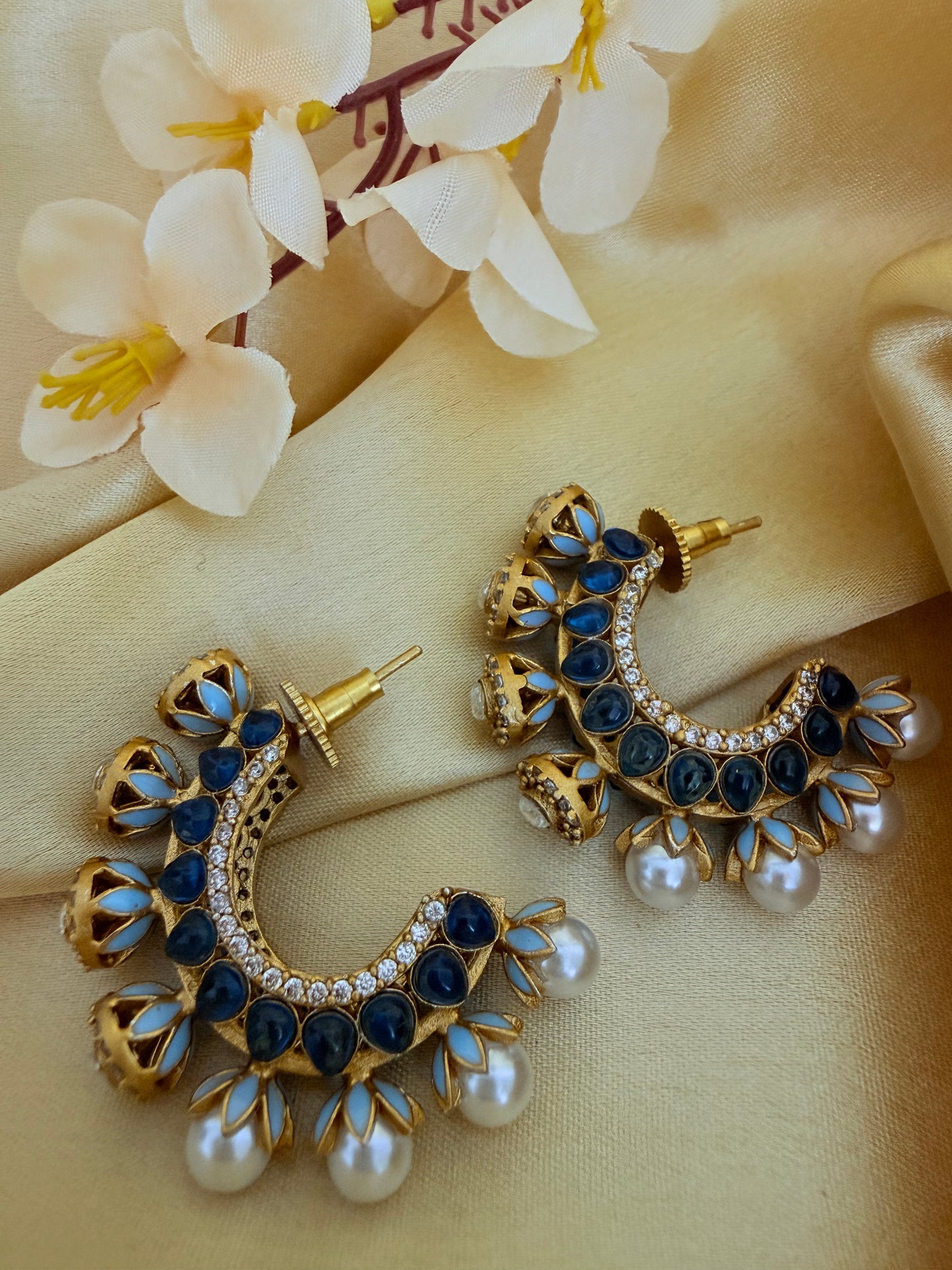 ✨Royal Navy Amrapali Earrings ✨