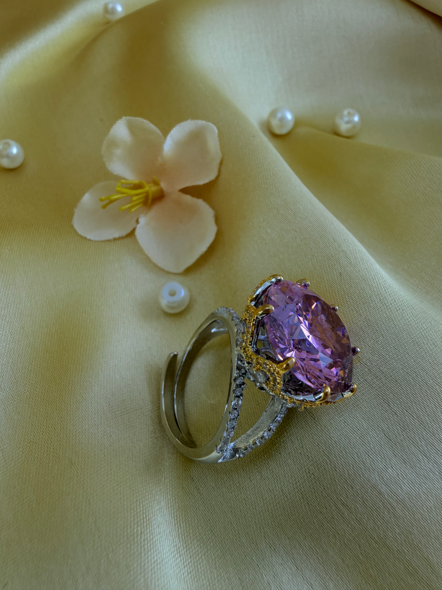 💍 Turkish Zultanite Premium Pink Statement Ring