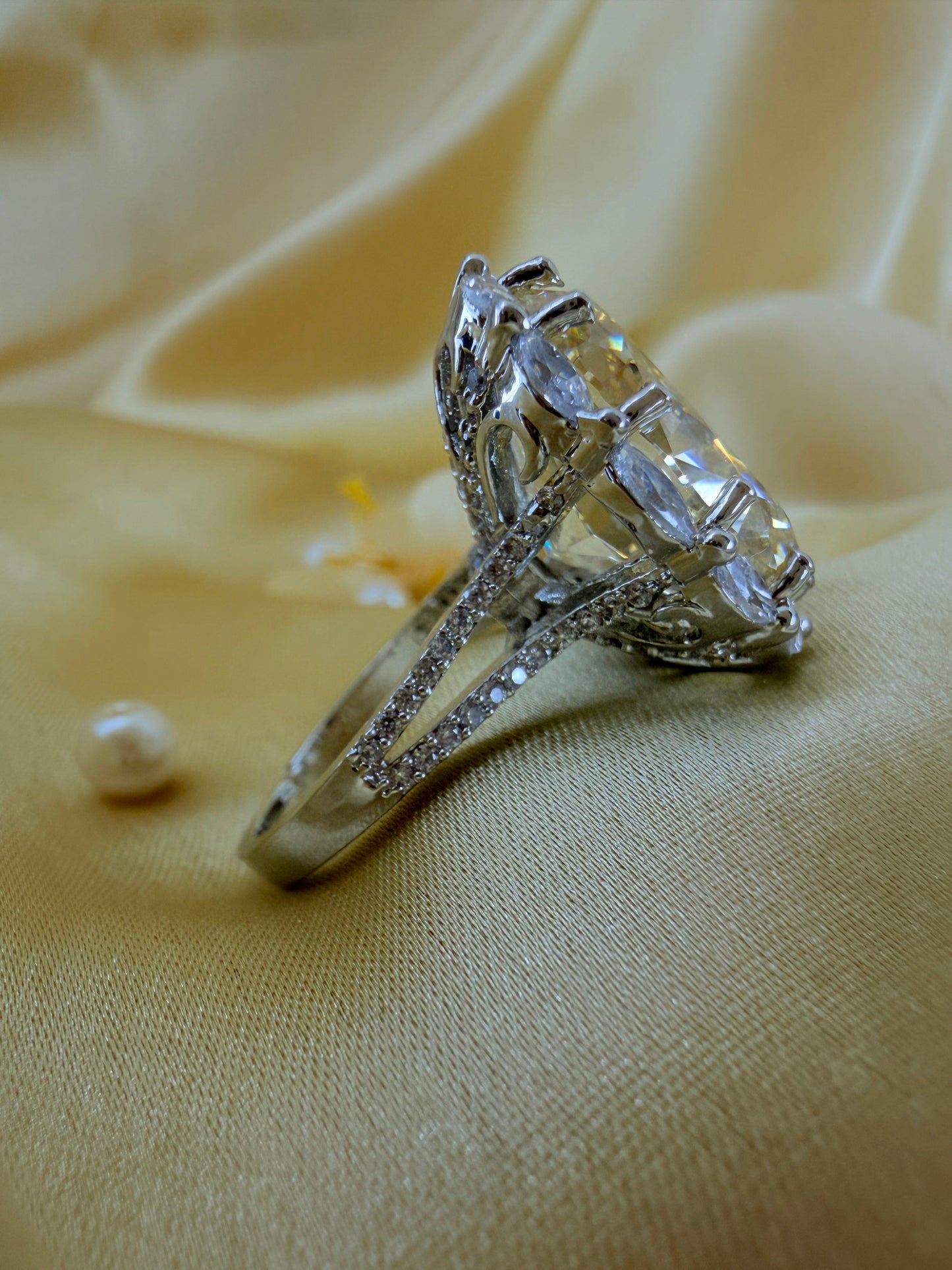 Turkish Zultanite Statement Cocktail Ring