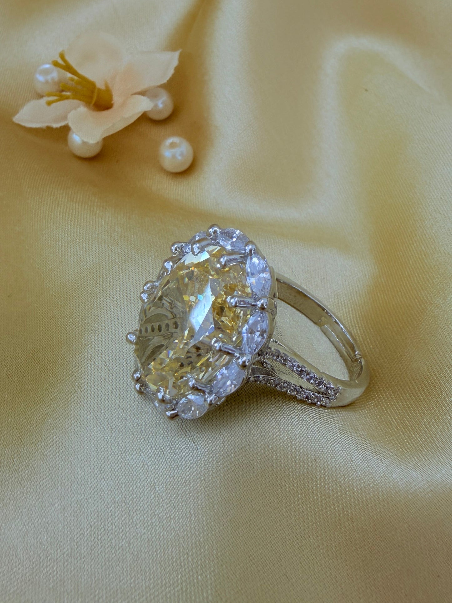 Turkish Zultanite Statement Cocktail Ring