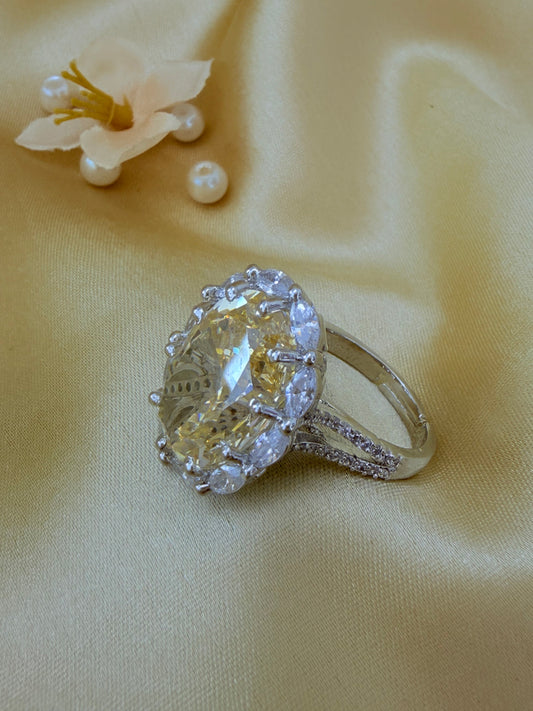 Turkish Zultanite Statement Cocktail Ring