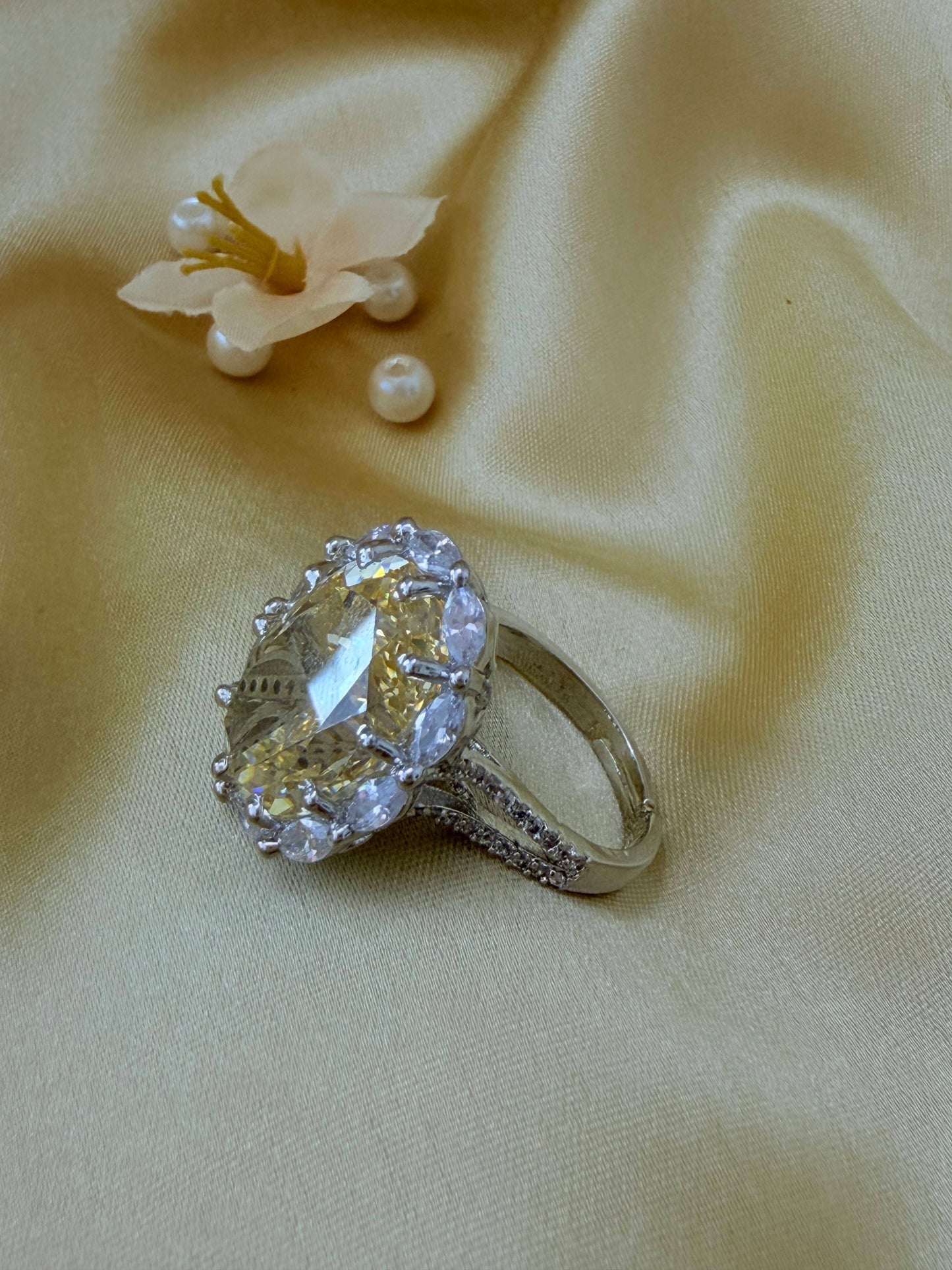 Turkish Zultanite Statement Cocktail Ring