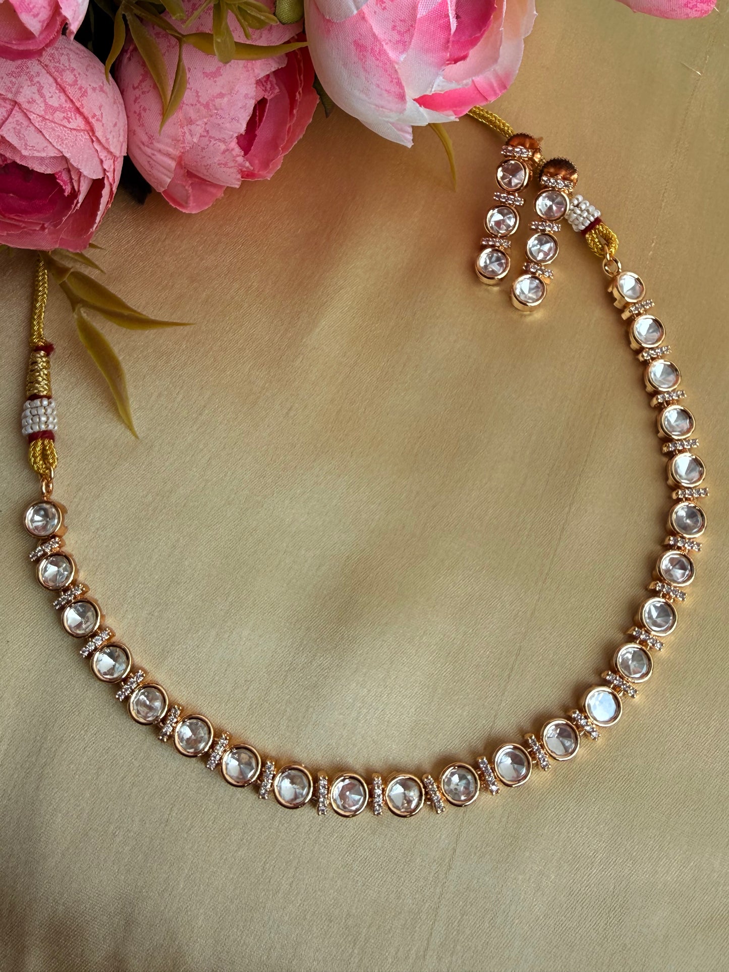 Minimalist Moissanite Tennis-style Pendant