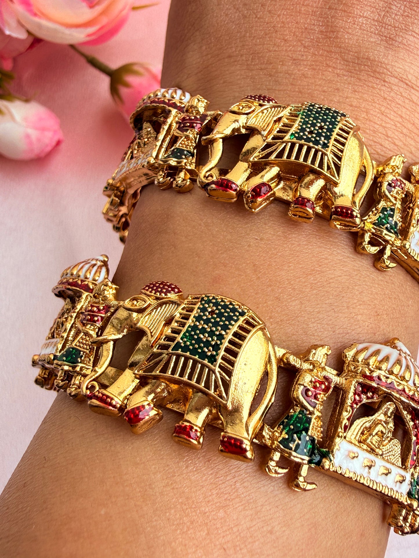 Rajwadi Royal Wedding procession (Doli theme) Bangles