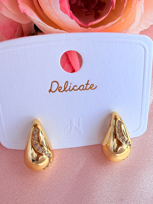 Teardrop/Dome silhouette Earrings