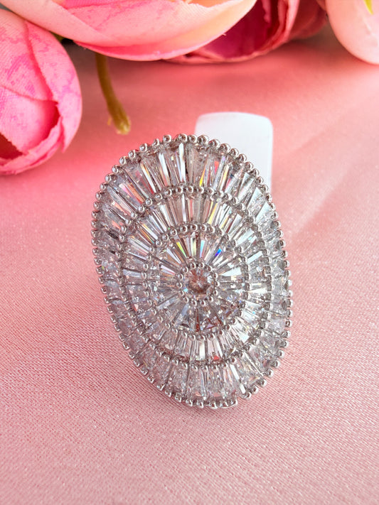 Micron Platted Cocktail Ring