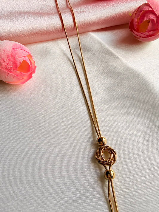 Lariat/Bolo/Y-shaped drop necklace
